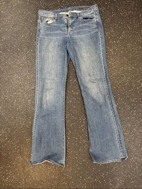 Calvin Klein Jeans medium blue flare denim